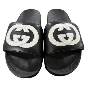 Authentic GUCCI Slides interlocking G. Size 6 (36). Brand new, never worn